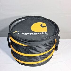 Carhartt Sturdy 13" X 10" High Round Black and Yellow Beverage Insulated Cooler